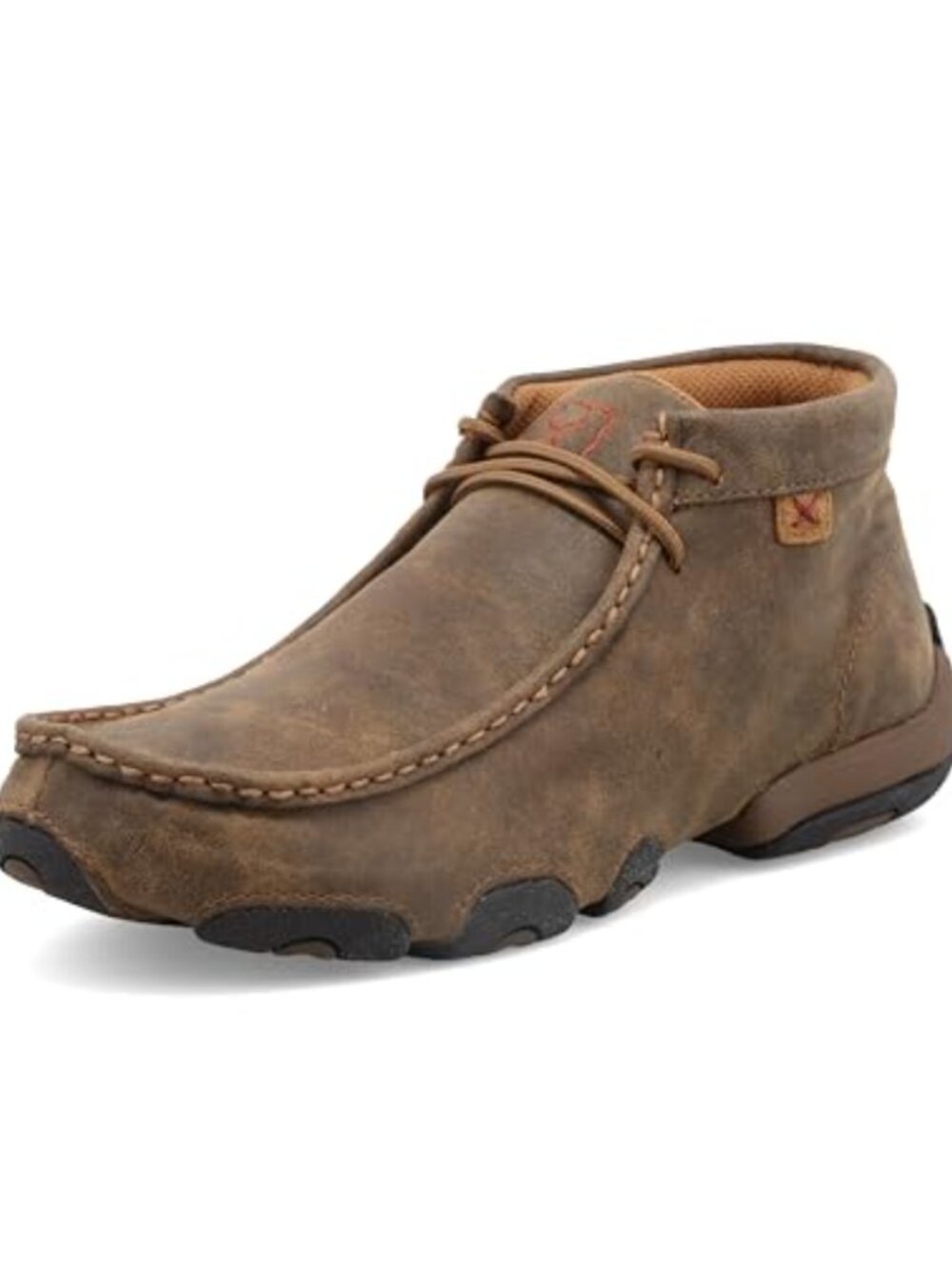 Full-Grain Leather Mocc-On Western Boot